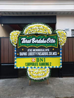 Papan Bunga Duka di Pontianak Barat