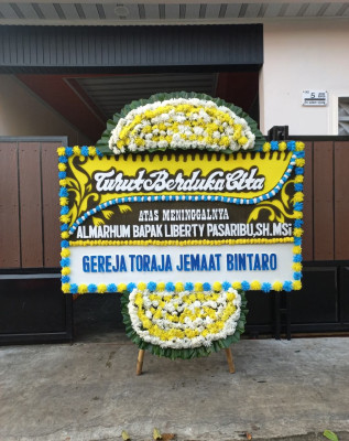 Papan Bunga Duka di Pontianak Barat