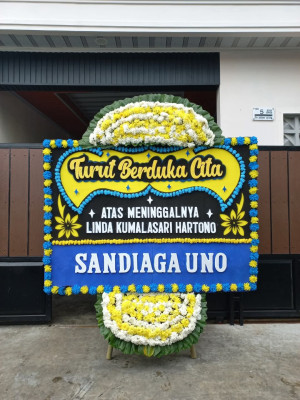 Papan Bunga Duka di Pontianak Barat