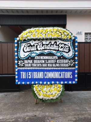 Papan Bunga Duka di Pontianak Barat